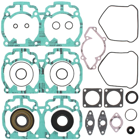 Vertex Gasket Kit with Oil Seals For Ski-Doo MX Z X 440 LC 1999 440cc 711234